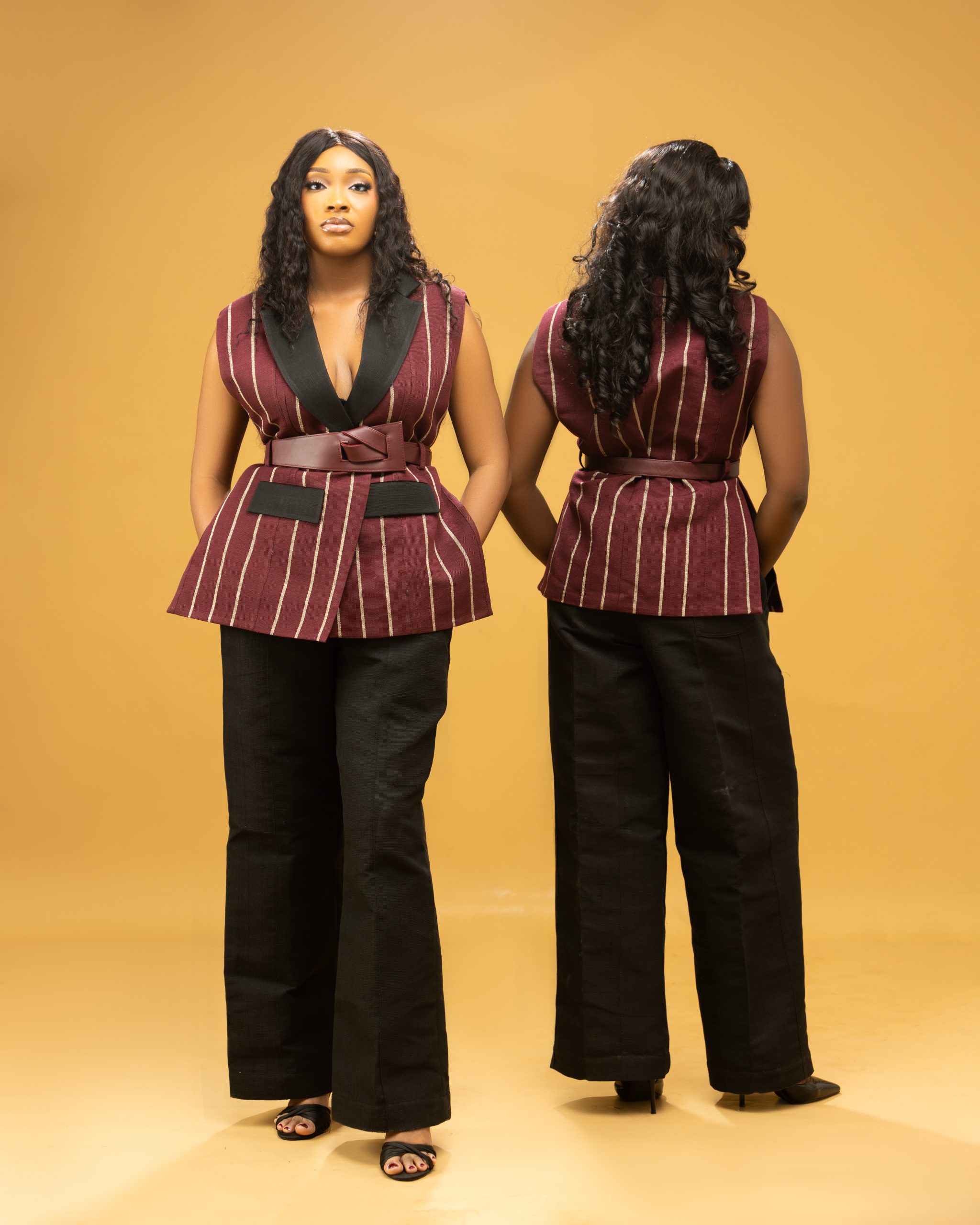 Itohan Sleevesless Set Red